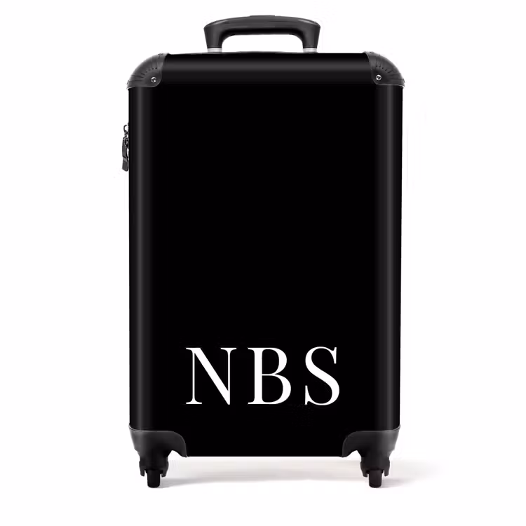 Valise - Fond noir avec lettres blanches — 1