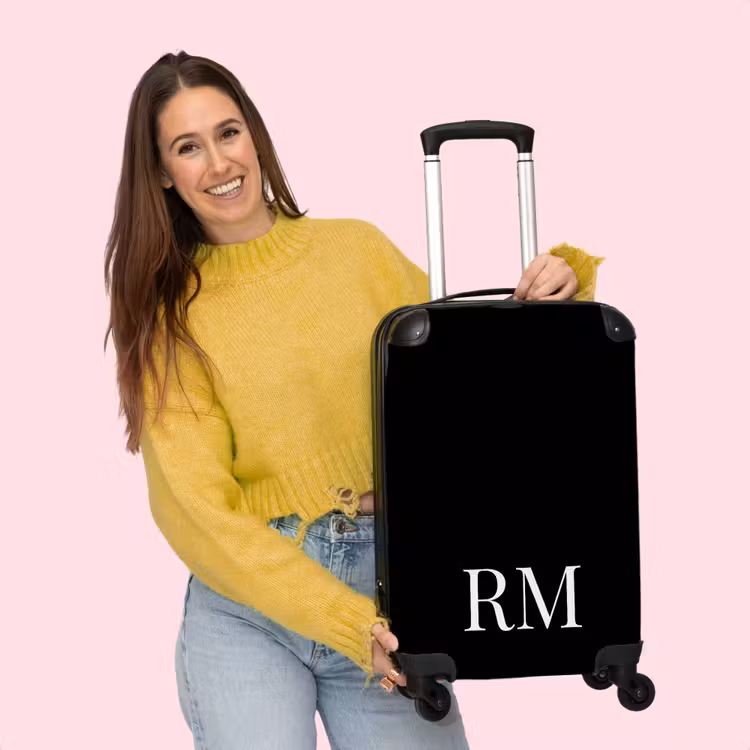 Valise - Fond noir avec lettres blanches — 4