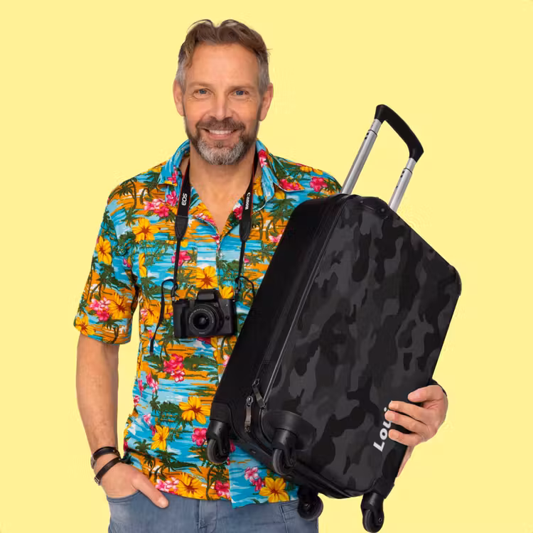 Valise - Motif de camouflage vert — 2