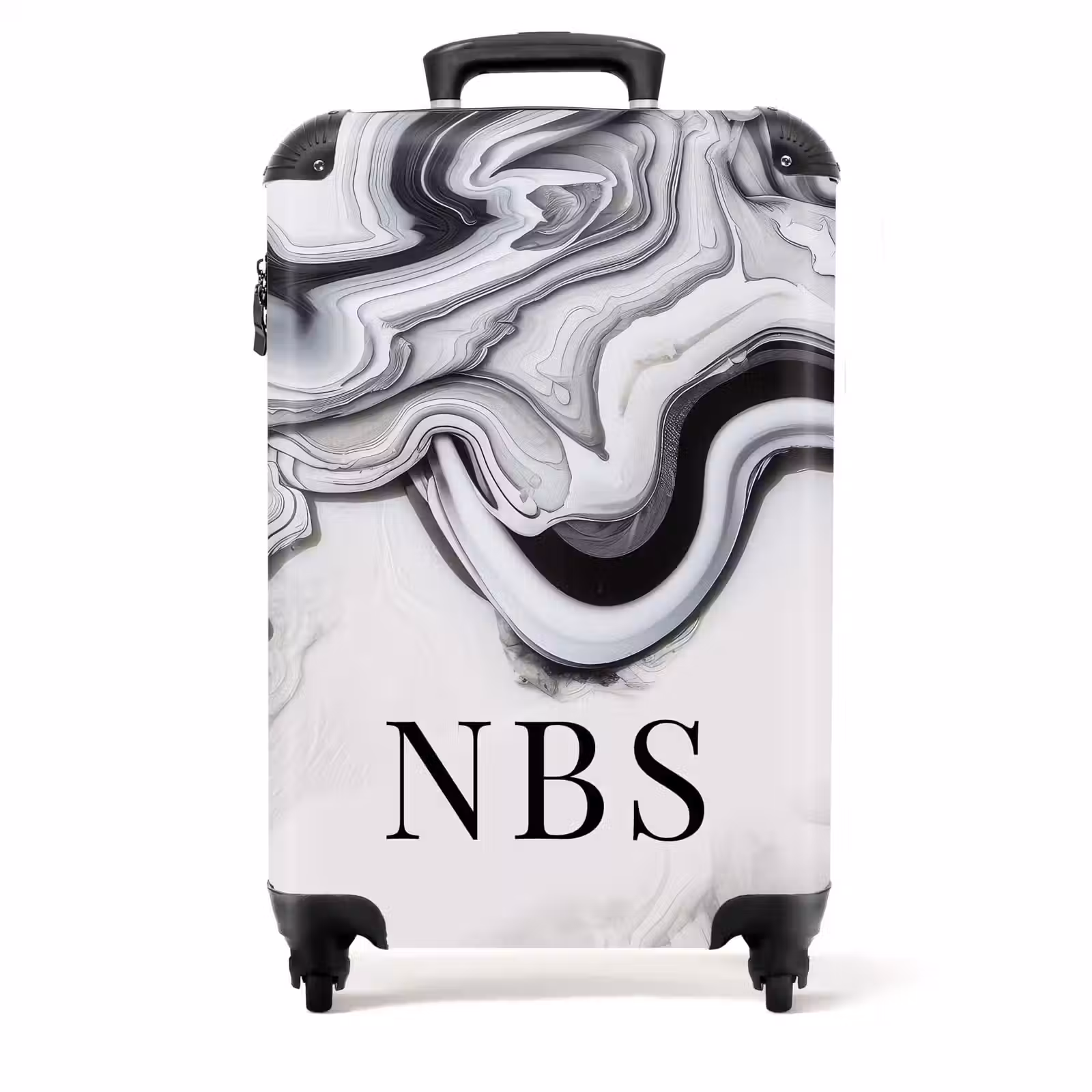 Valise - Agate noir et blanc — 1
