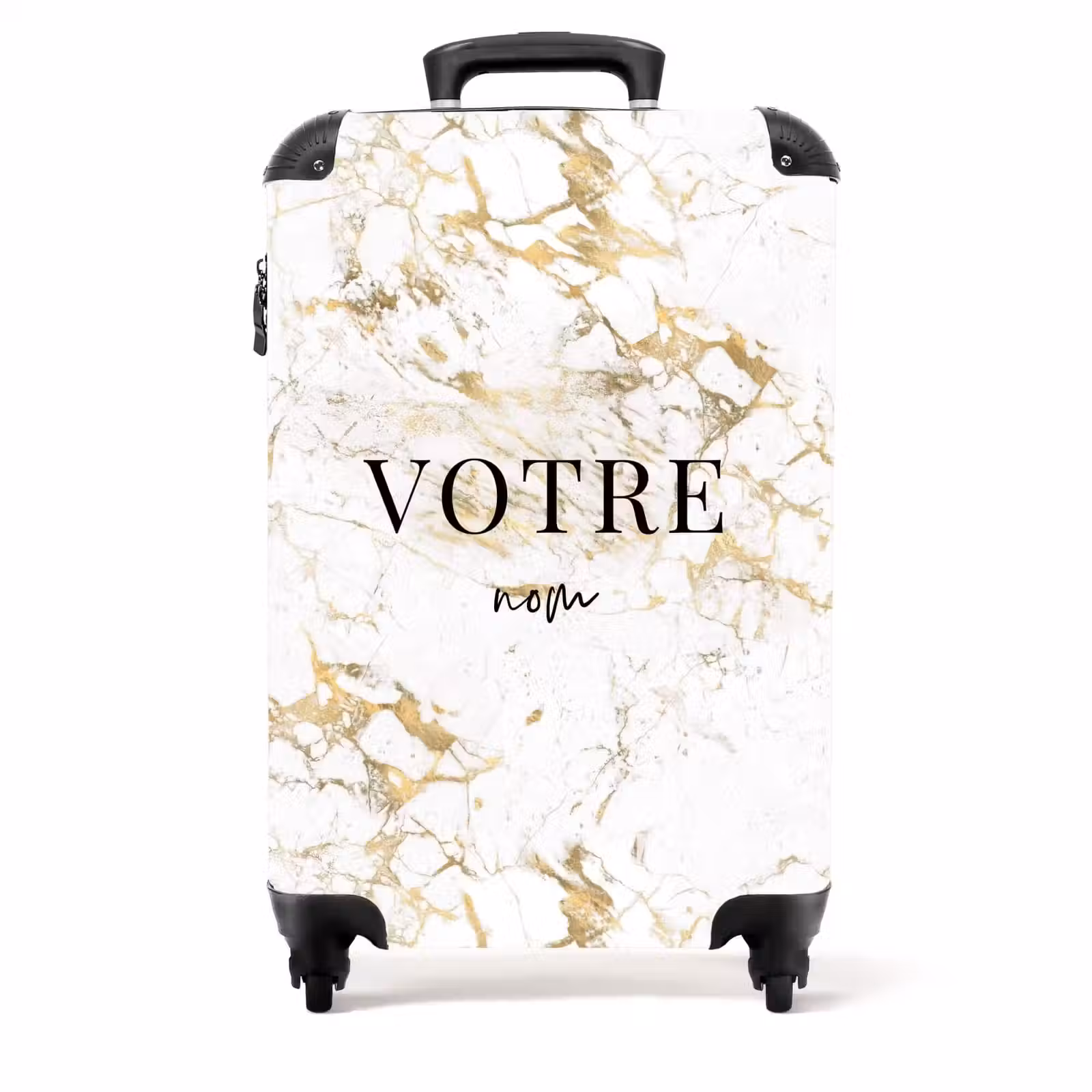 Valise - Marbre blanc doré — 1