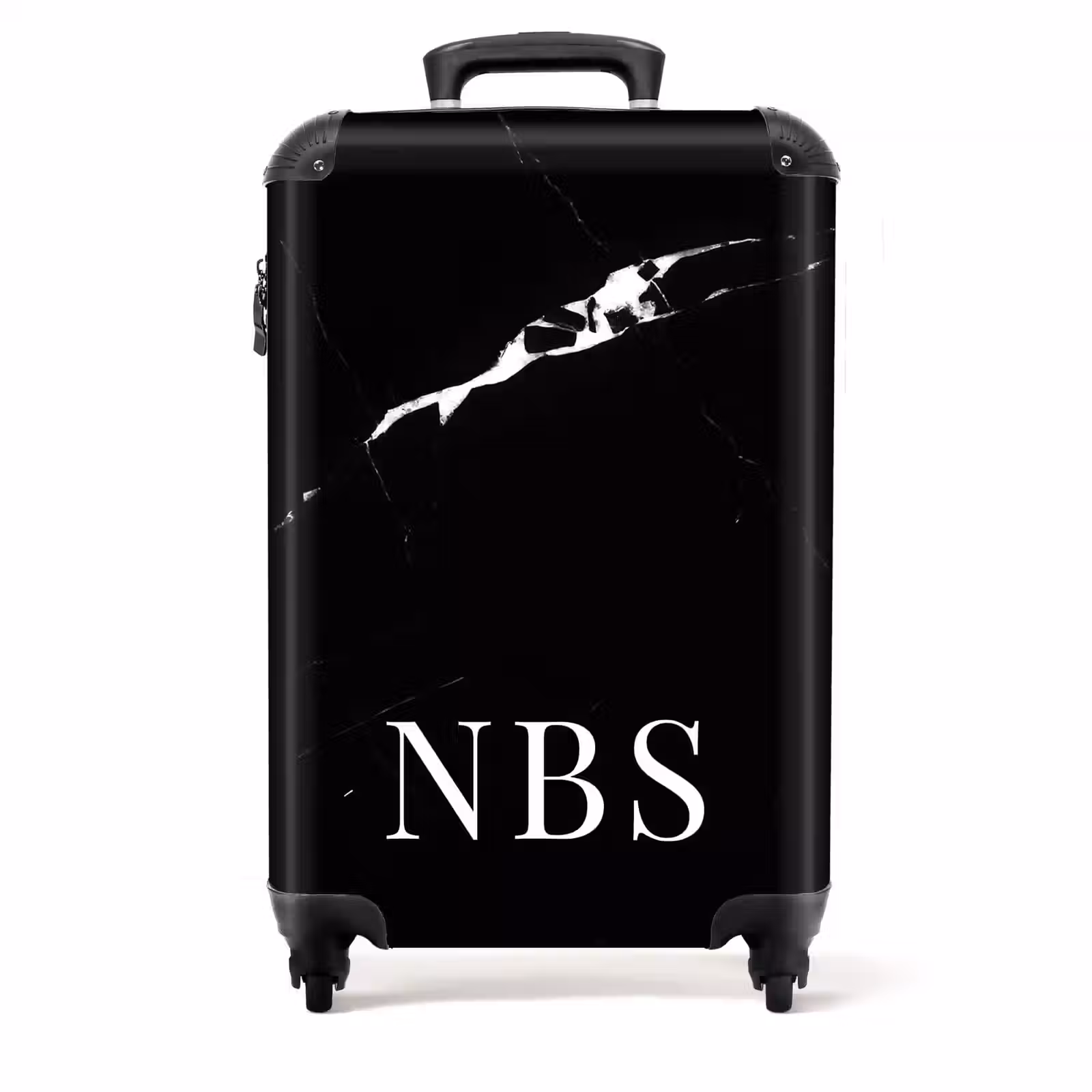 Valise - Marbre noir avec blanc — 1