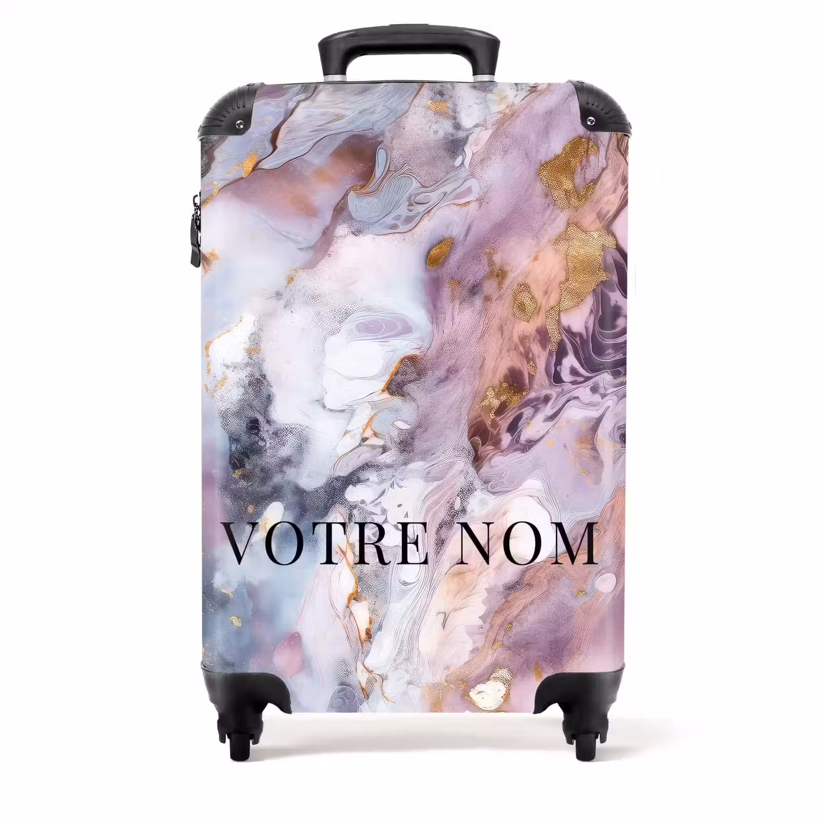 Valise - Marbre pastel rose et violet — 1