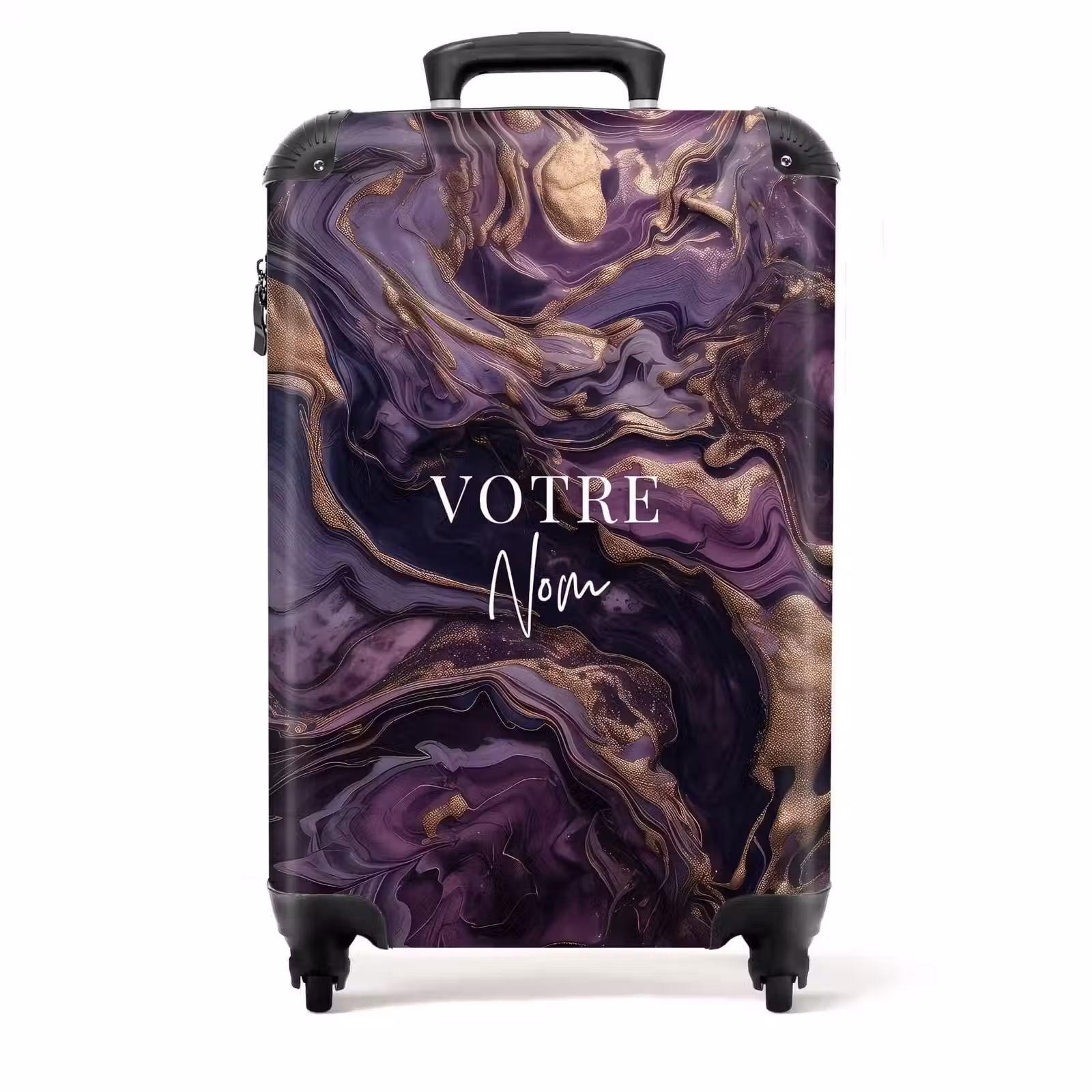 Valise - Marbre violet et doré — 1