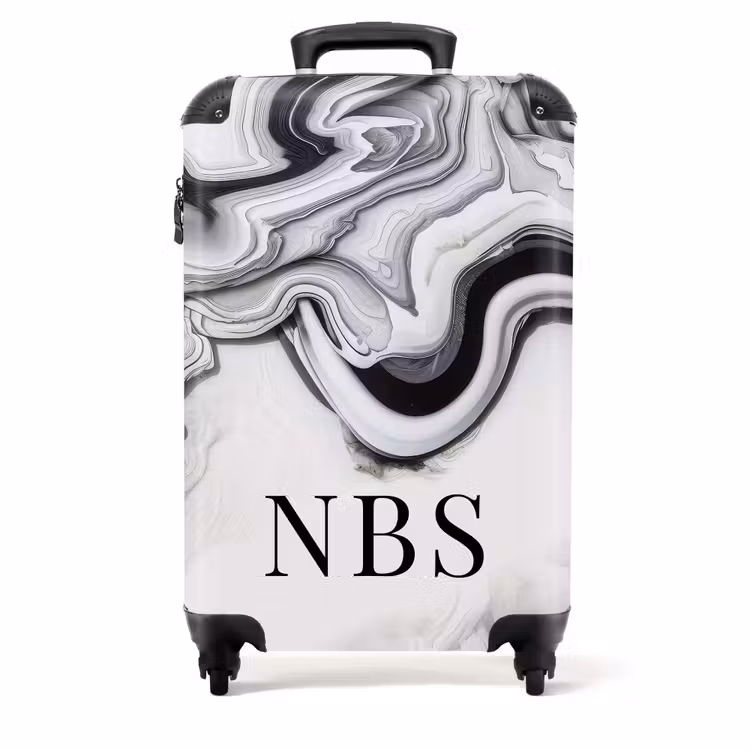 Valise - Agate noir et blanc — 1
