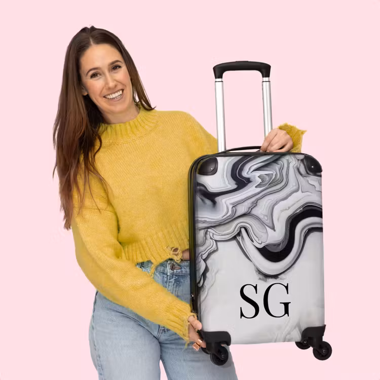 Valise - Agate noir et blanc — 4