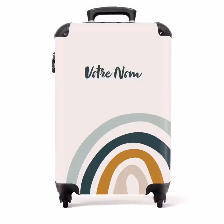 Valise - Arc-en-Ciel Sauvage Aqua — 1