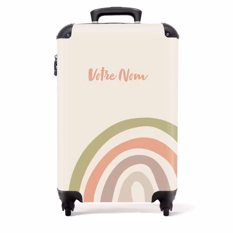 Valise - Arc-en-Ciel Sauvage Pastel — 1