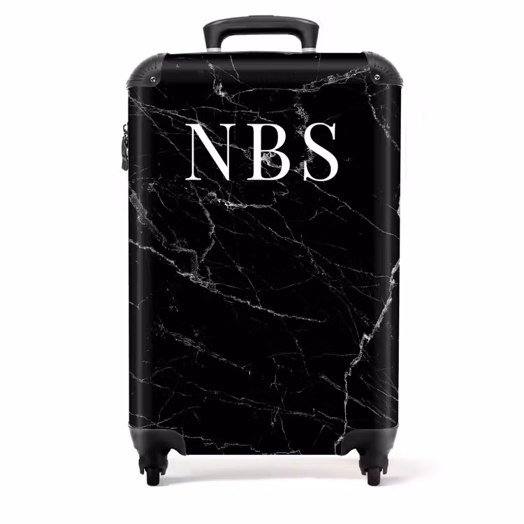 Valise - Marbre noir blanc — 1