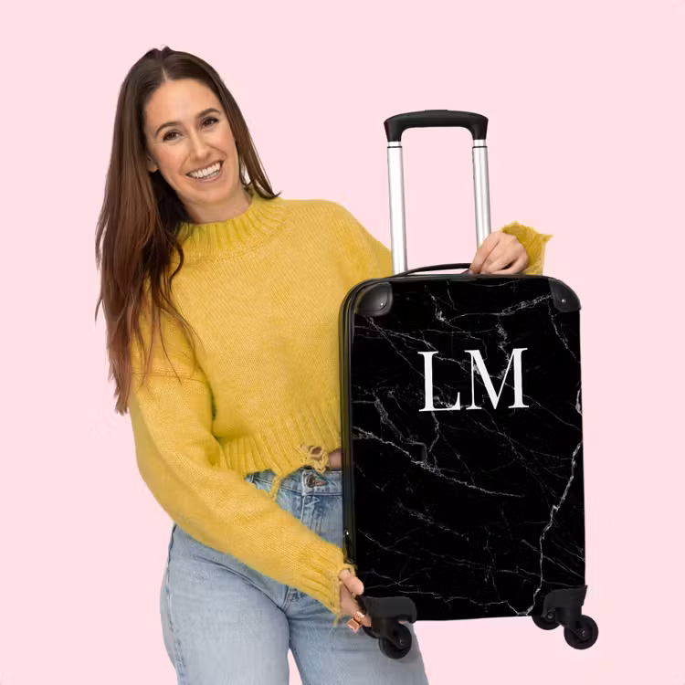 Valise - Marbre noir blanc — 4