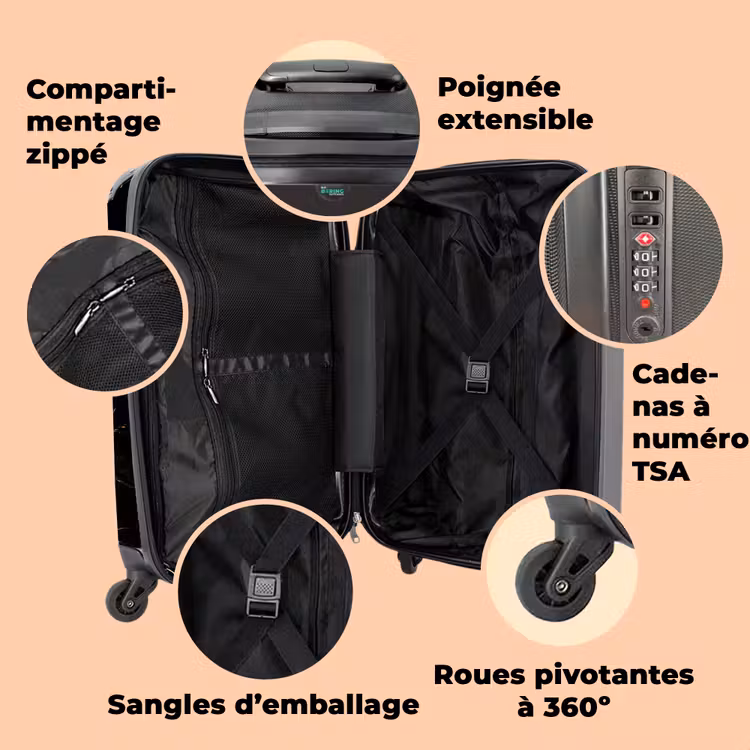 Valise - Marbre noir et doré — 3