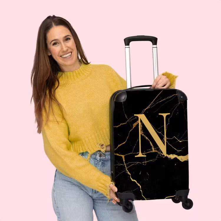 Valise - Marbre noir et doré — 4