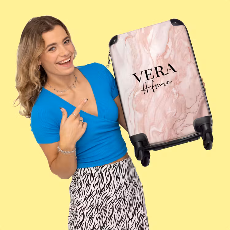 Valise - Marbre rose clair — 2