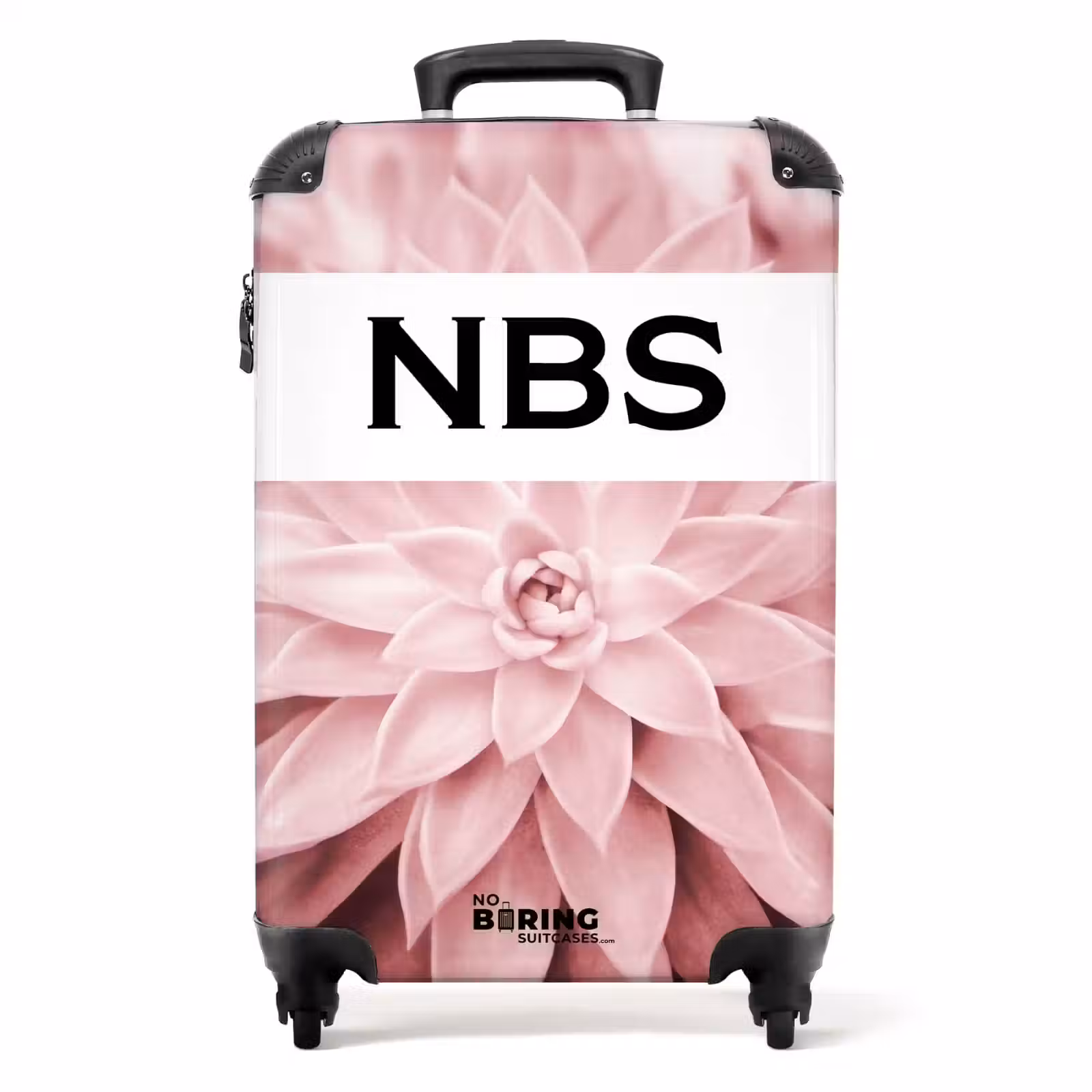Valise - Motif de fleurs roses — 1