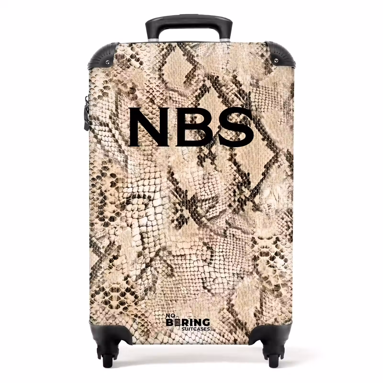 Valise - Motif serpent beige — 1