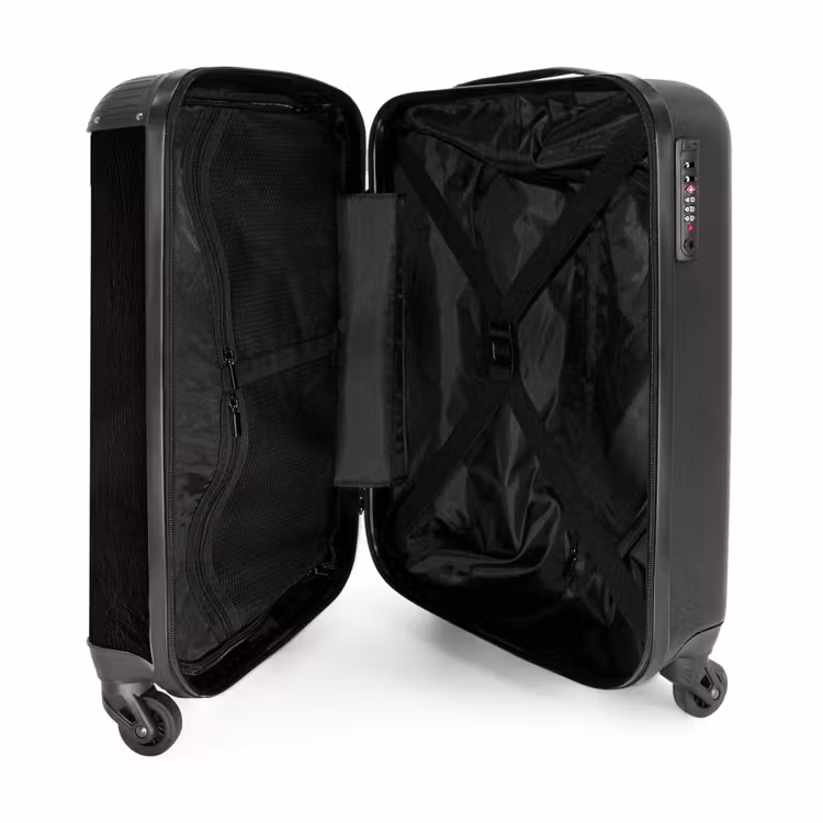 Valise - Surface en béton noir — 2