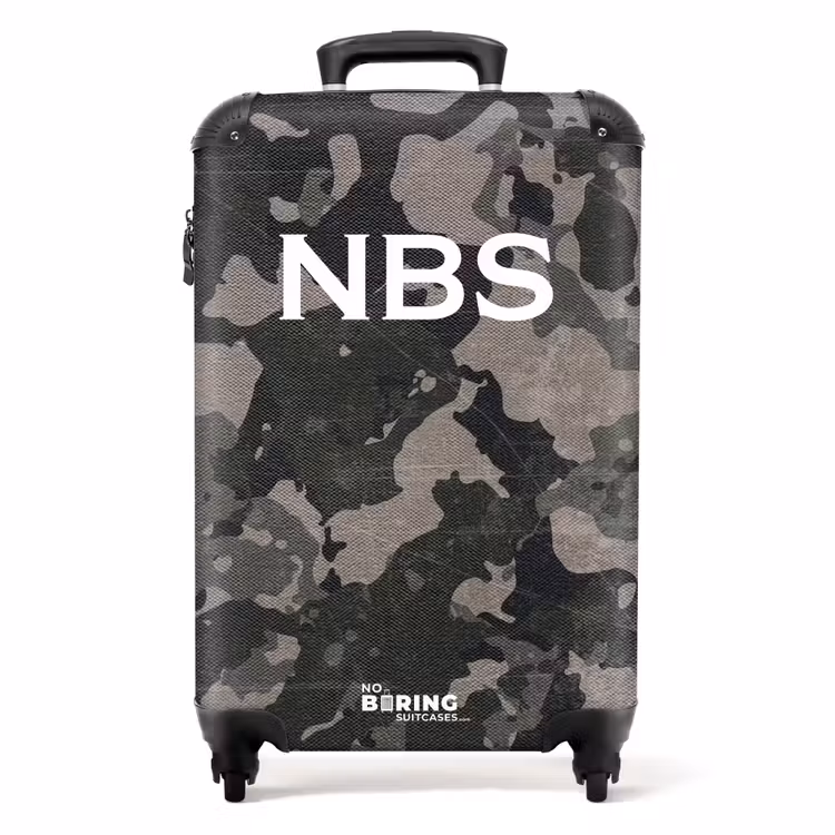 Valise - Camouflage vert avec couleur sable — 1