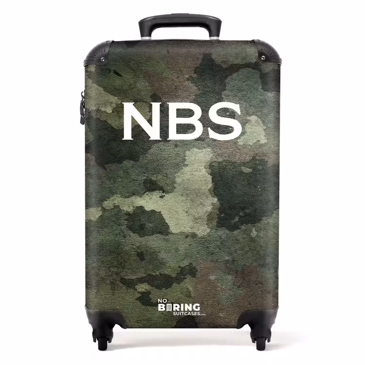 Valise - Imprimé camouflage vert — 1