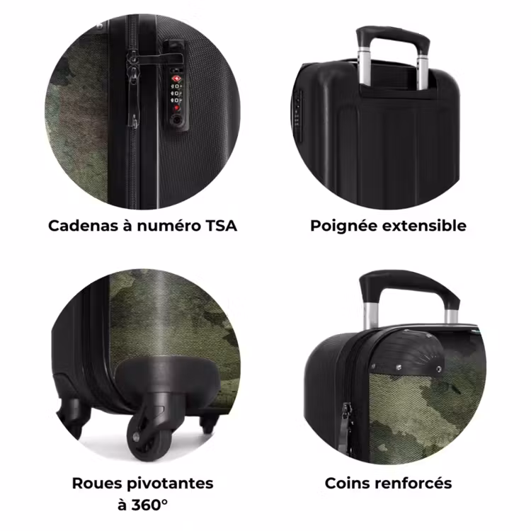 Valise - Imprimé camouflage vert — 7