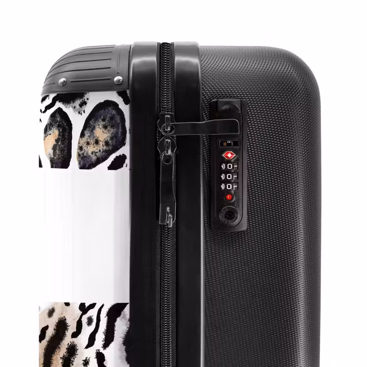 Valise -  Imprimé léopard avec taches blanches — 3
