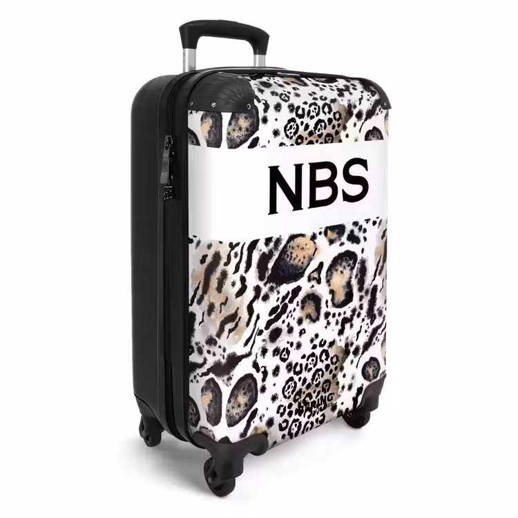 Valise -  Imprimé léopard avec taches blanches — 4