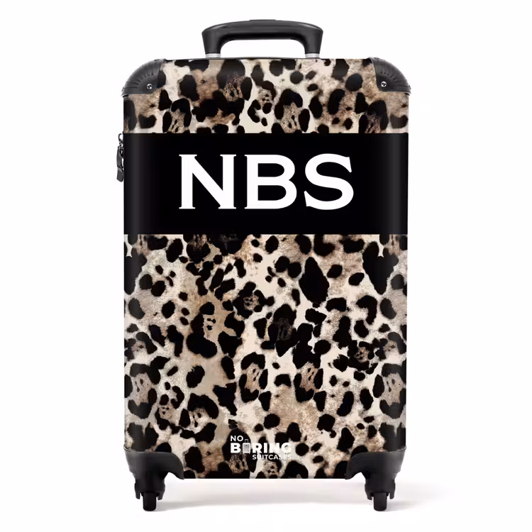 Valise -  Imprimé léopard avec taches noires — 1
