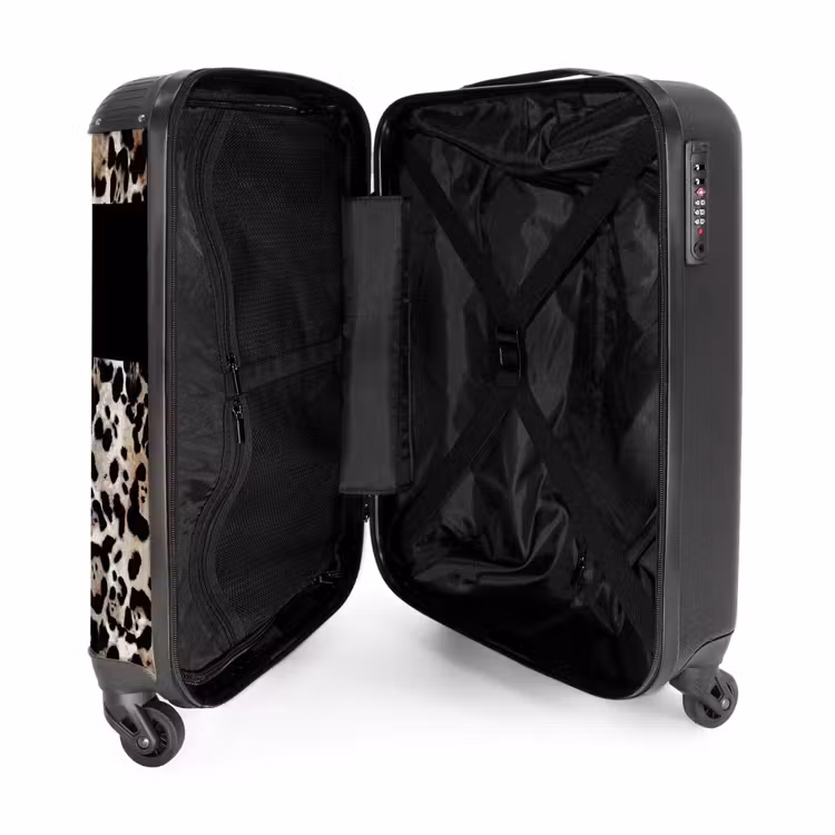 Valise -  Imprimé léopard avec taches noires — 2