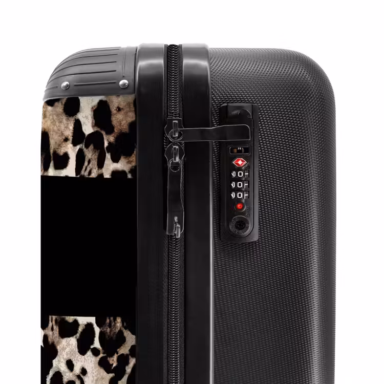 Valise -  Imprimé léopard avec taches noires — 3