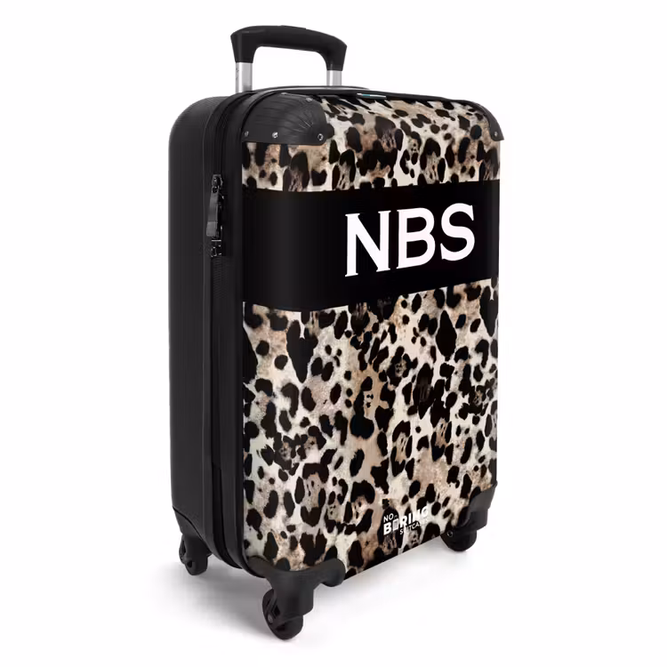Valise -  Imprimé léopard avec taches noires — 4