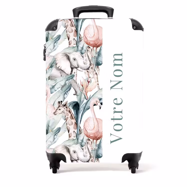 Valise - Motif d'animaux tropicaux — 1