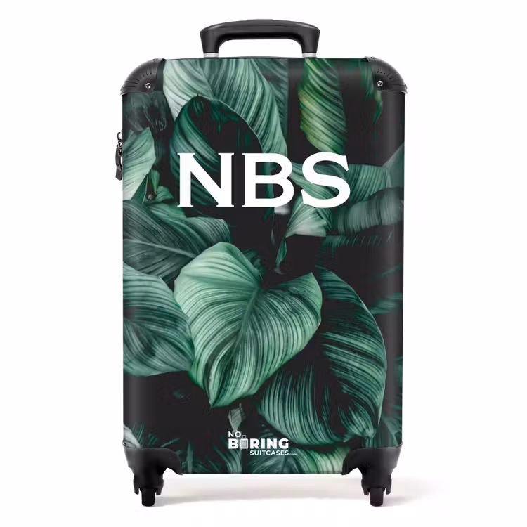 Valise - Motif de feuilles de jungle — 1