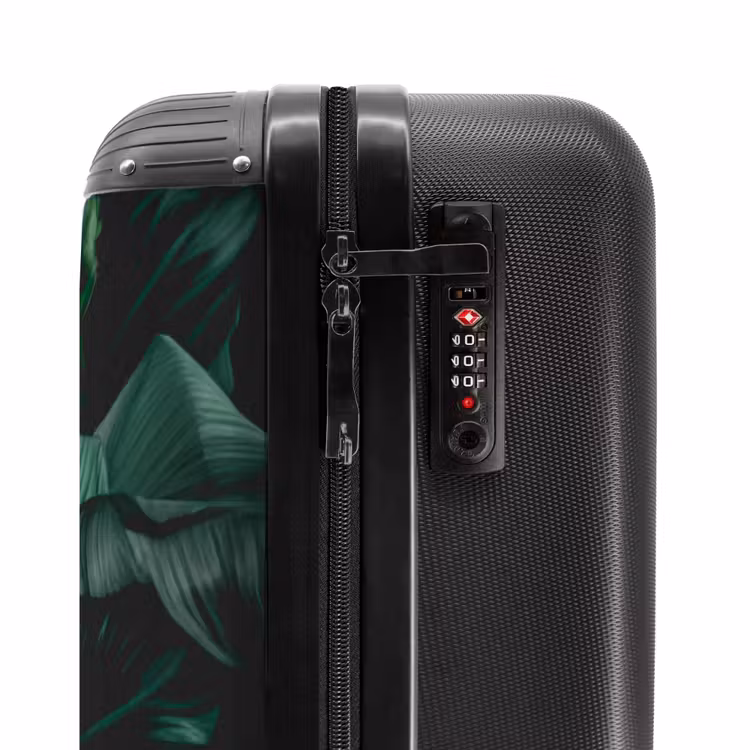Valise - Motif de feuilles de jungle — 3