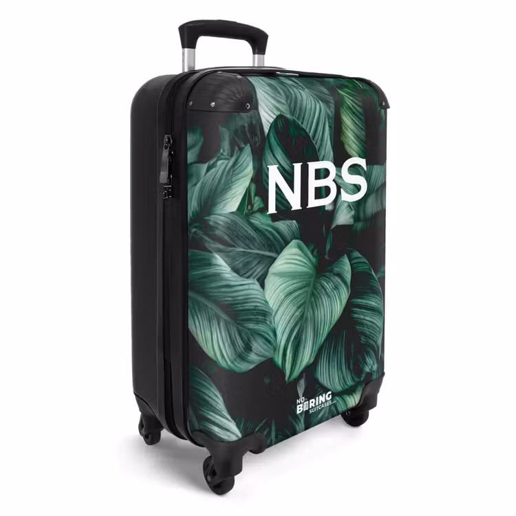 Valise - Motif de feuilles de jungle — 4