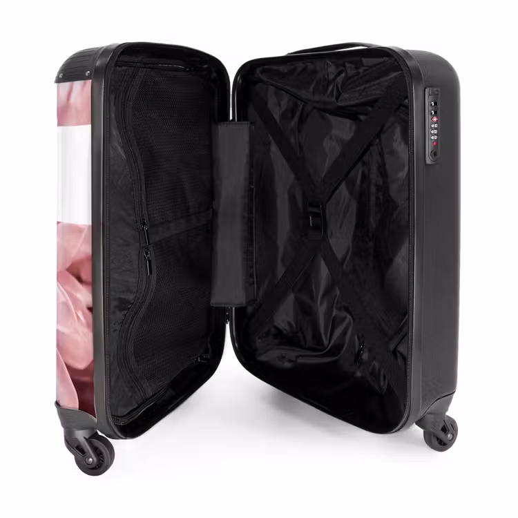 Valise - Motif de fleurs roses — 2
