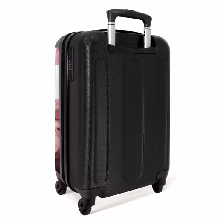 Valise - Motif de fleurs roses — 5