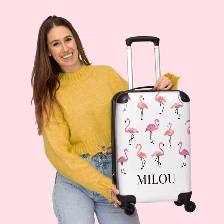 Valise - Motif de flamants roses — 4