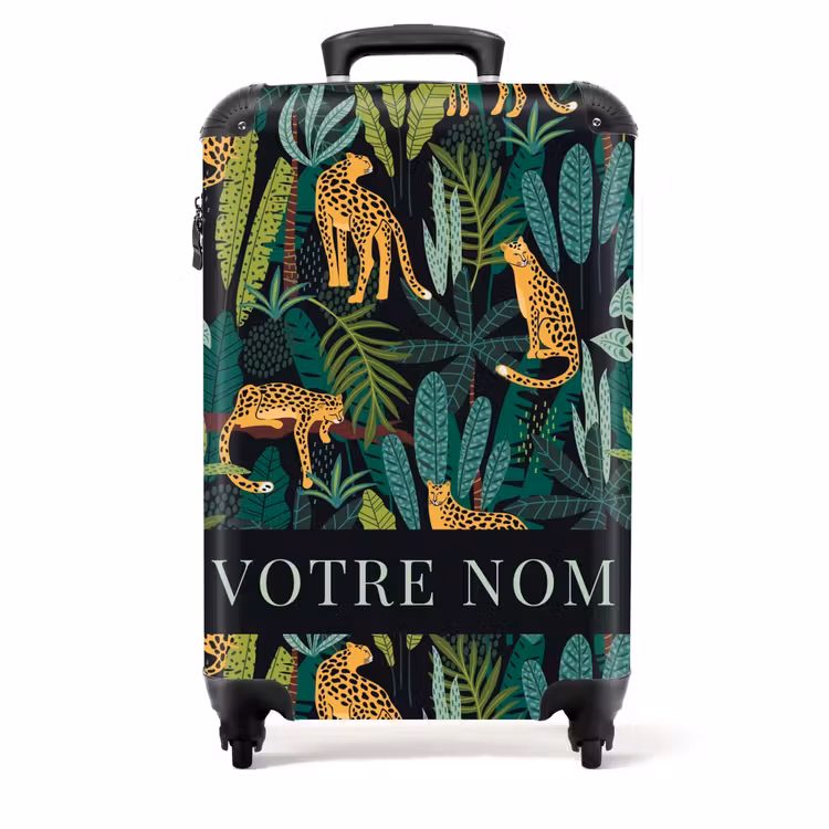 Valise - Motif jungle léopard — 1