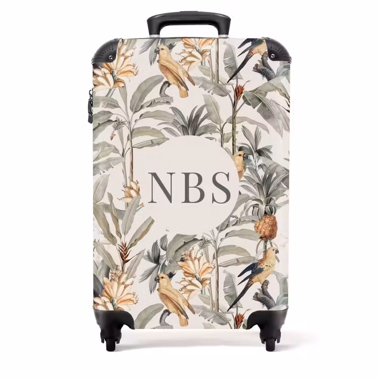 Valise - Motif d'oiseaux tropicaux — 1