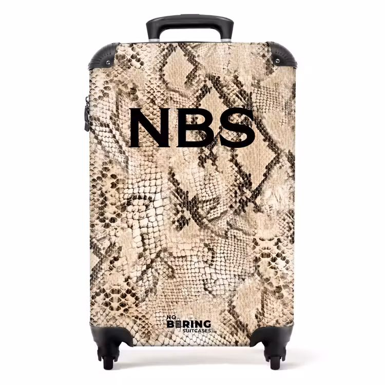 Valise - Motif serpent beige — 1