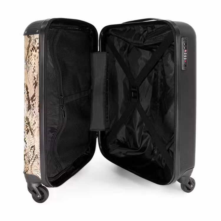 Valise - Motif serpent beige — 2