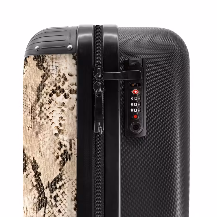 Valise - Motif serpent beige — 3