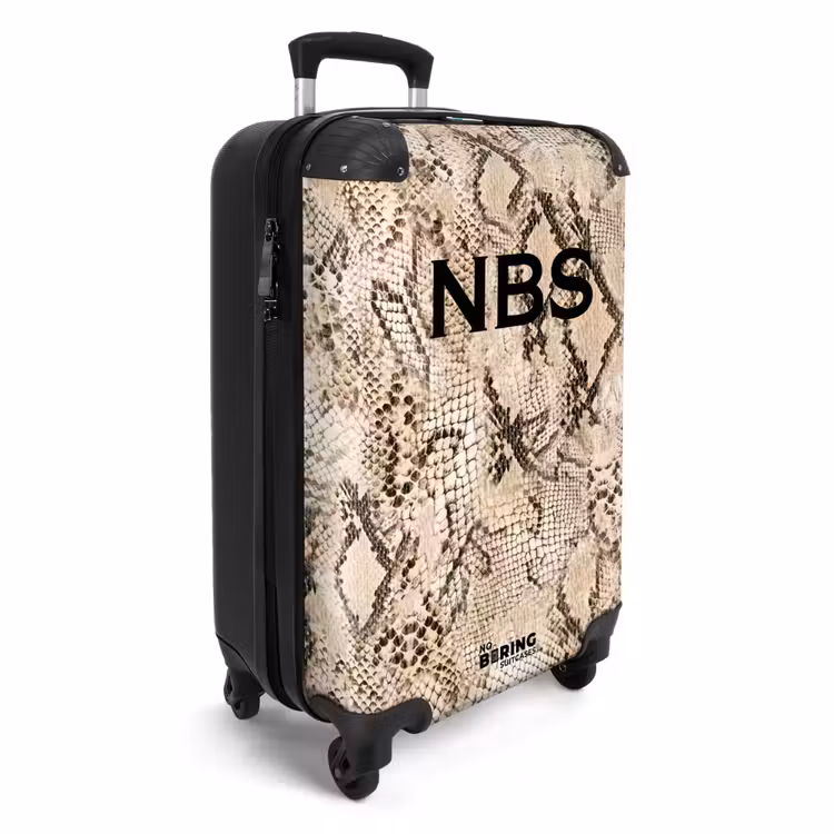 Valise - Motif serpent beige — 4