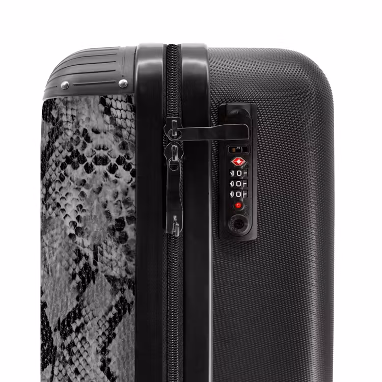 Valise -  Motif serpent gris — 3