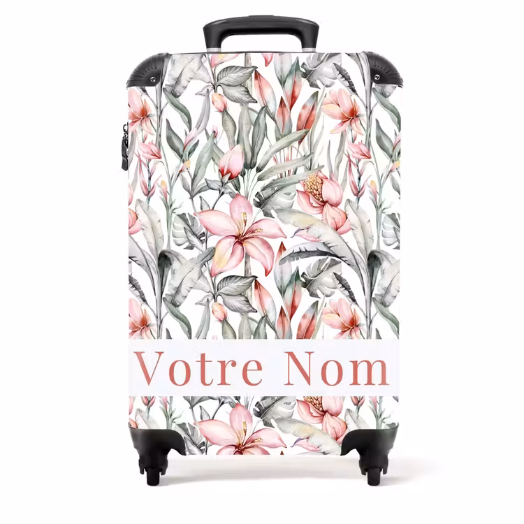 Valise - Motif tropical coloré — 1