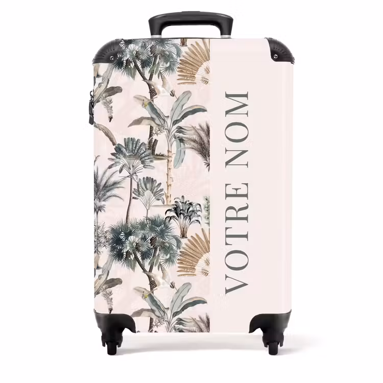 Valise - Motif tropical vintage — 1
