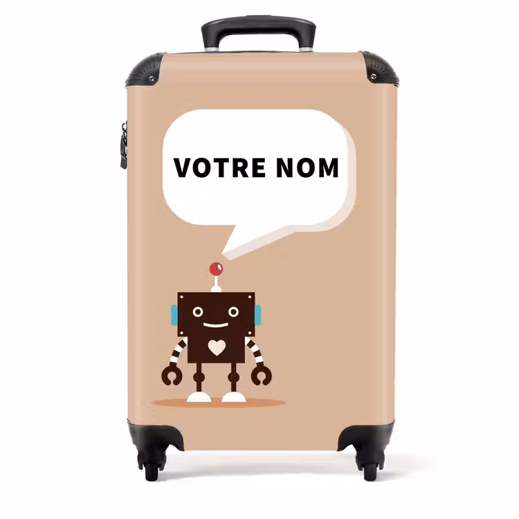 Valise - Robot Parlant Beige — 1