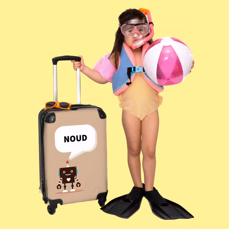 Valise - Robot Parlant Beige — 2