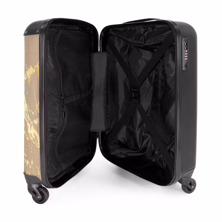 Valise - Accent en marbre doré — 2