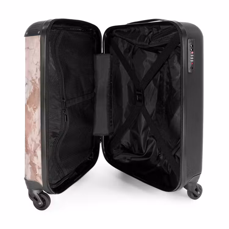 Valise - Design marbre rose — 2