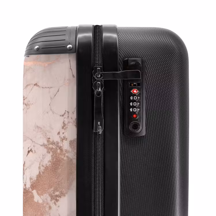 Valise - Design marbre rose — 3